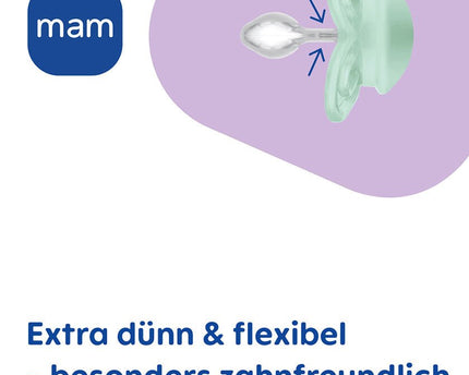 MAM Perfect Silikon 0-6 blue - My Comfy Nest