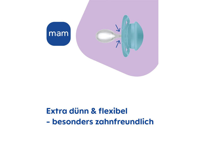 MAM Perfect Silikon 0-6 blue - My Comfy Nest