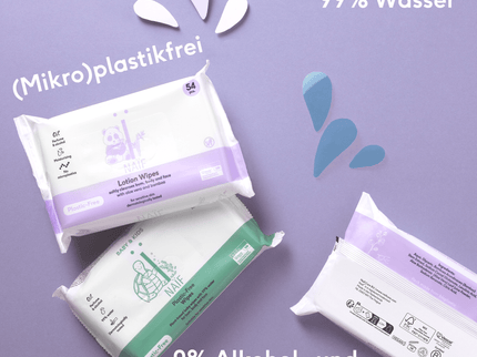 Naïf Plastikfreie Tücher für Baby & Kids -3 Packungen - My Comfy Nest