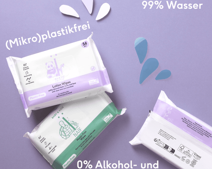 Naïf Plastikfreie Tücher für Baby & Kids -3 Packungen - My Comfy Nest
