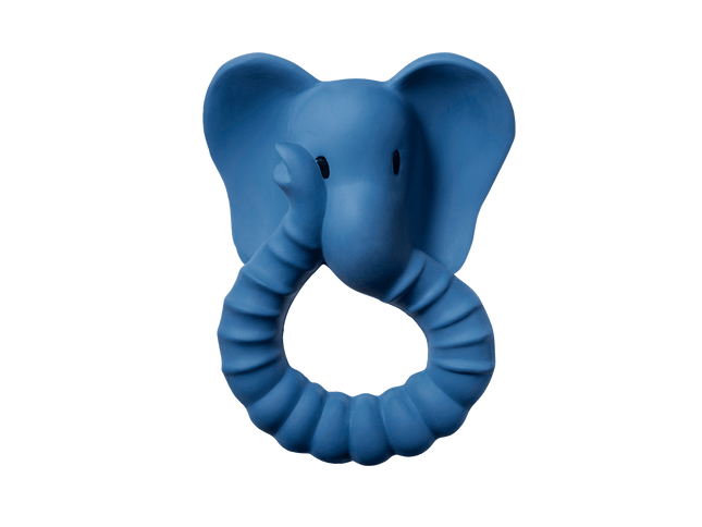 Naturkautschuk Beißring Elefant - Blau - My Comfy Nest