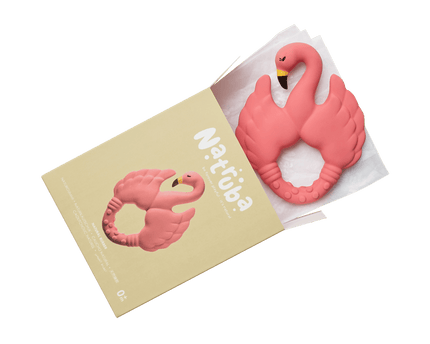 Naturkautschuk Beißring Flamingo - Rosa - My Comfy Nest