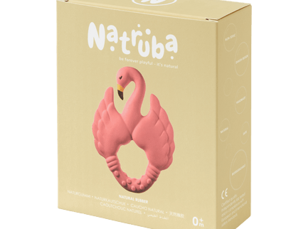 Naturkautschuk Beißring Flamingo - Rosa - My Comfy Nest