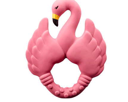 Naturkautschuk Beißring Flamingo - Rosa - My Comfy Nest