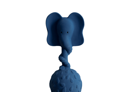 Naturkautschuk Rassel Elefant - Blau - My Comfy Nest