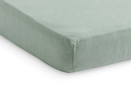 Spannbettlaken Jersey 60x120cm - Ash Green - My Comfy Nest