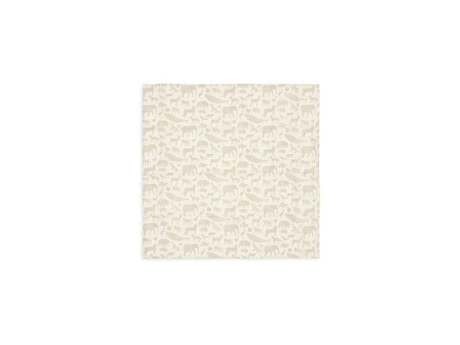 Spucktuch Hydrophil 70x70cm Animals - Nougat - 3 Stück - My Comfy Nest
