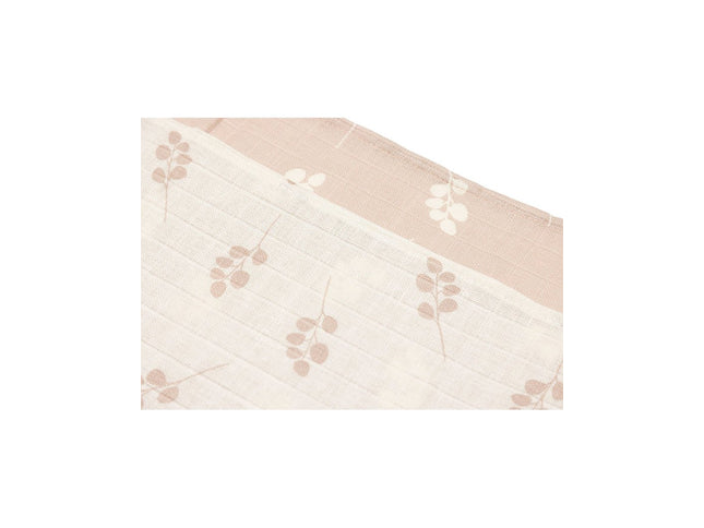 Spucktuch Hydrophil 70x70cm Twig - Wild Rose - 3 Stück - My Comfy Nest
