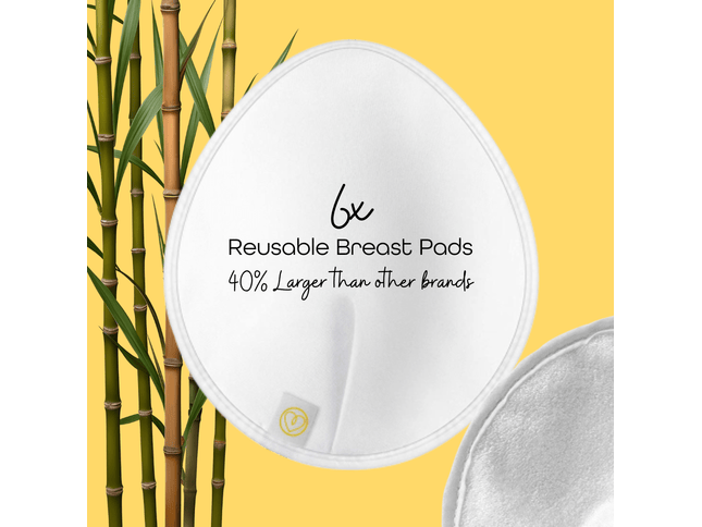Waschbare Stilleinlagen für große Oberweiten (Größe DD+) -6er-Pack - My Comfy Nest
