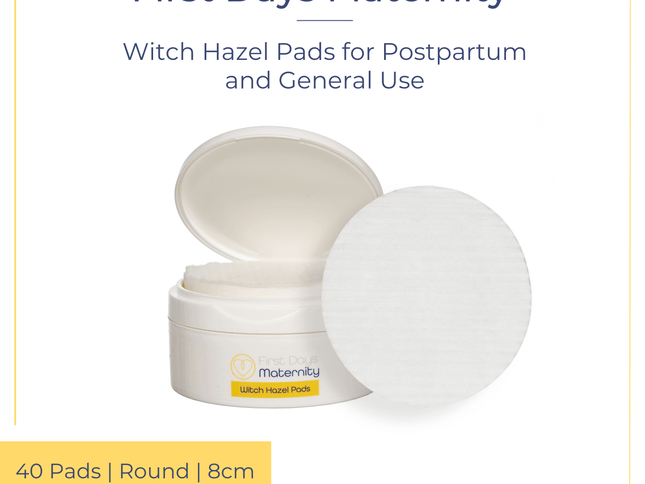 Witch Hazel Pads–Natürliche Wochenbettpflege mit Hamamelis-40 Pads - My Comfy Nest