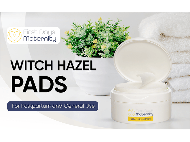 Witch Hazel Pads–Natürliche Wochenbettpflege mit Hamamelis-40 Pads - My Comfy Nest